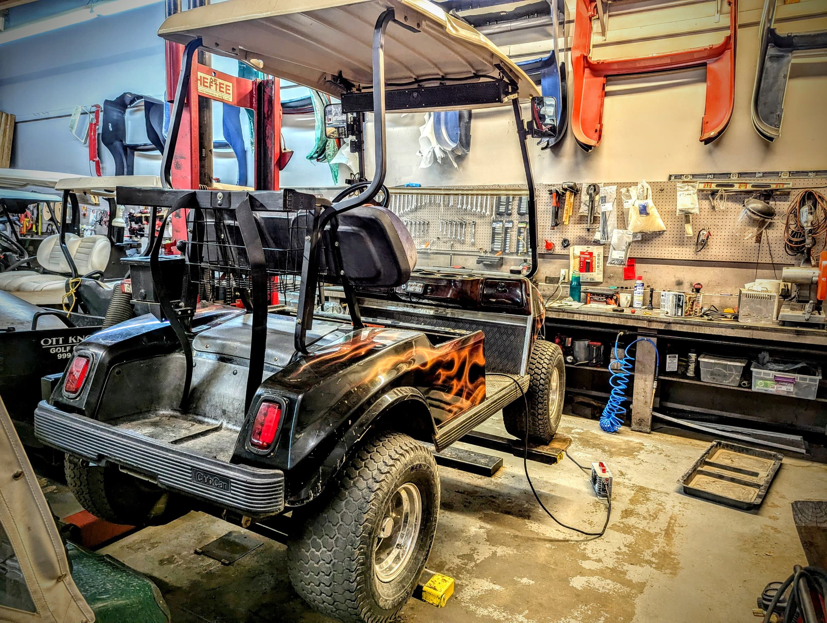Custom Golf Cart Wheel and Tire Packages Popular in Austin TX